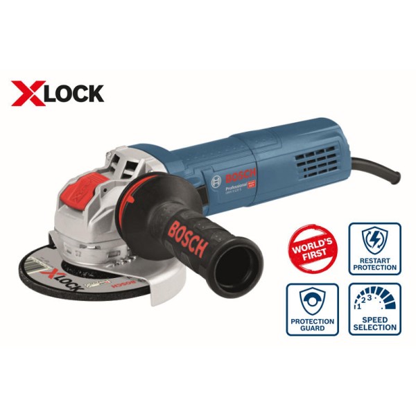 Ъглошлайф Bosch GWX 9-125 S , X-Lock